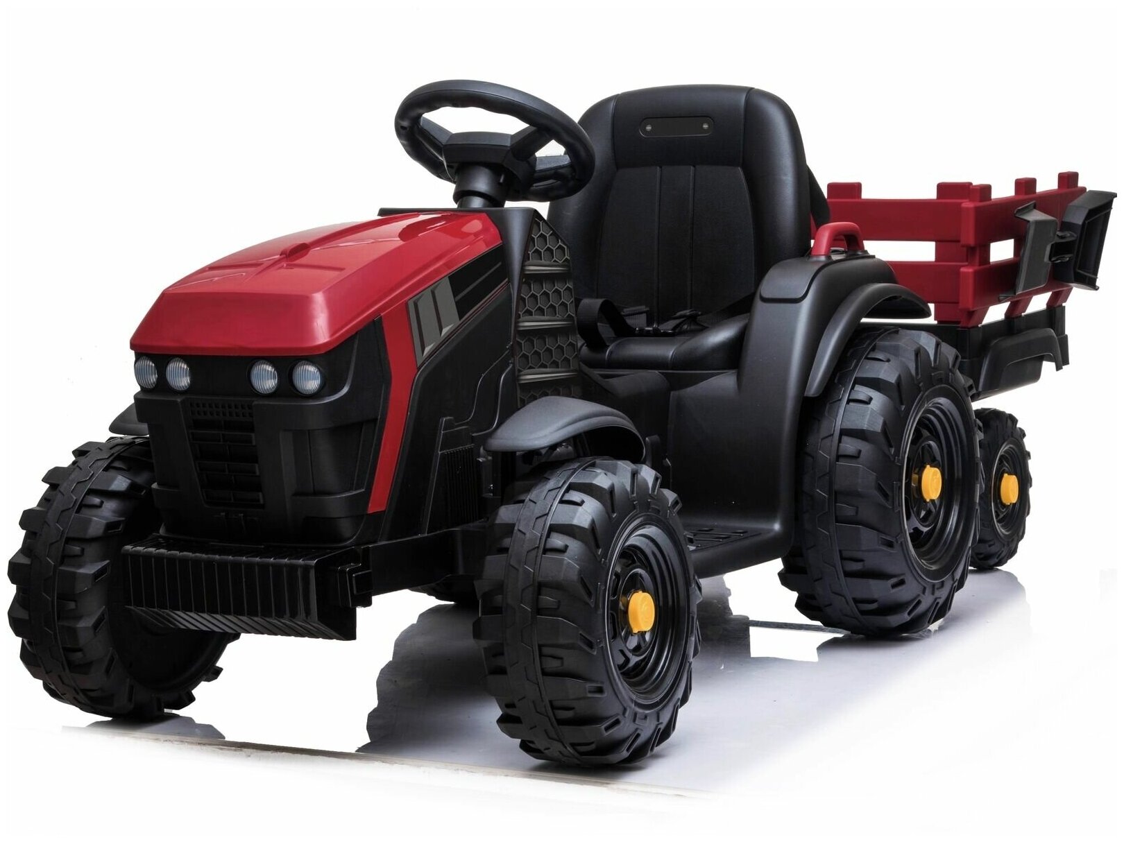 BDM Детский электромобиль Bettyma трактор с прицепом 2WD 12V BDM0925-RED