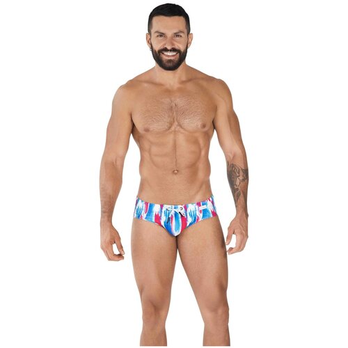 Шорты для плавания CLEVER подкладка УФ-защита устойчивые к хлору размер M голубой 2688₽