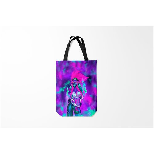 фото Сумка-шоппер / 31х42 см / геймерам / league of legends akali. kda burnettie