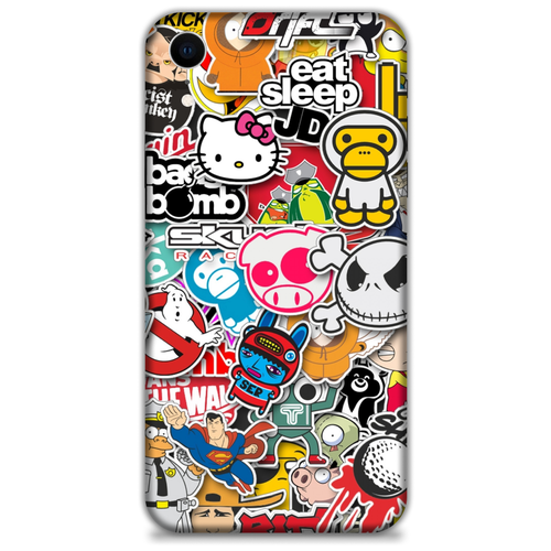 фото Чехол- наклейка виниловый skinz для iphone xr sticker bomb kate