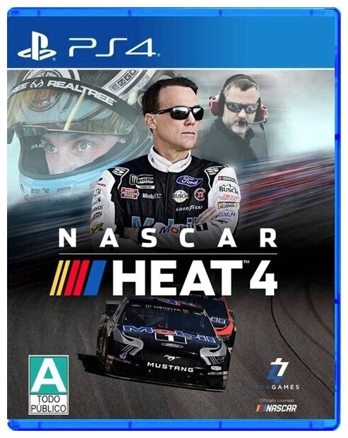 Игра для PlayStation 4 NASCAR Heat 4