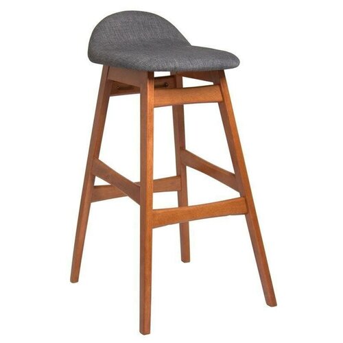 Стул Hebe (темный дуб/ткань-серый)