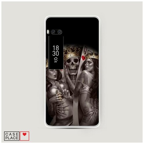 фото Силиконовый чехол "карты король и королевы" на meizu pro 7 / мейзу про 7 case place