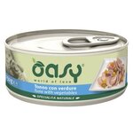 Oasy Wet dog Specialita Naturali Tuna Vegetables дополнительное питание для взрослых собак с тунцом и овощами в консервах - 150 г - изображение
