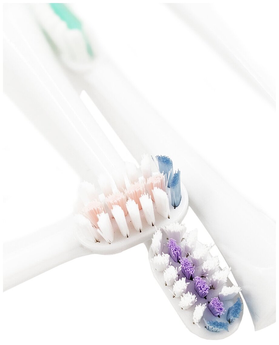 Насадка URM для электрической зубной щетки совместимые с BL551-X, 4 шт. - фотография № 5
