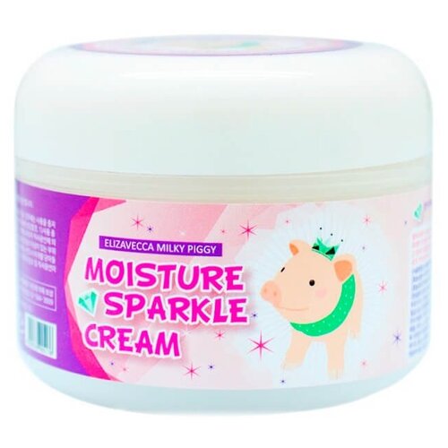 Крем для увлажнения и придания сияния коже — Elizavecca Milky Piggy Moisture Sparkle Cream