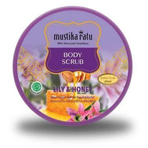 Скраб для тела Mustika Ratu Lily  Honey Body Scrub 200 г