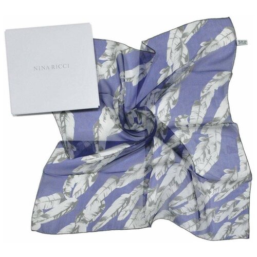фото Синий платок с летящими перышками nina ricci 844332