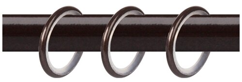 Кольцо для карниза OLEXDECO 19 круглое с пластиком упак. 10 шт Шоколад