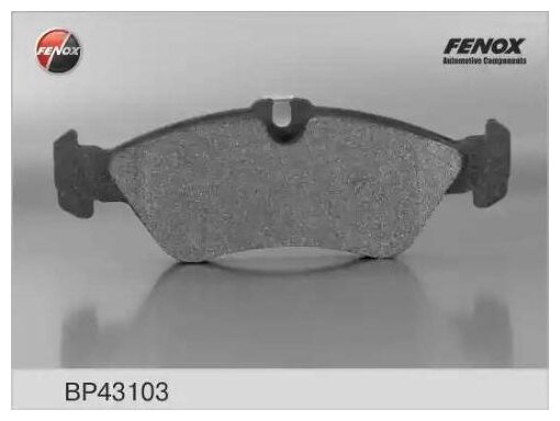 Дисковые тормозные колодки задние Fenox BP43103 для PUCH, Volkswagen, Mercedes-Benz (4 шт.)
