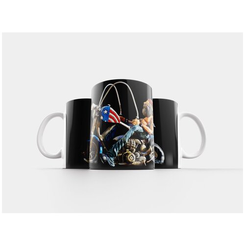 фото Кружка "байкер, велосипед, татуированный" 320 мл lotsprints