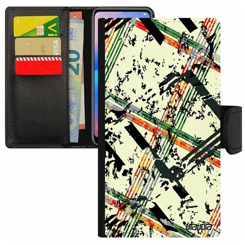 фото Чехол-книжка на телефон apple iphone se 2020, "тартан плитка" текстура орнамент utaupia