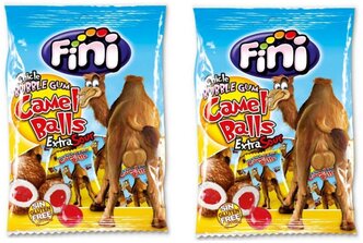 Жвачка Яйцо верблюда Camel balls Fini пакет (2 шт по 80 гр