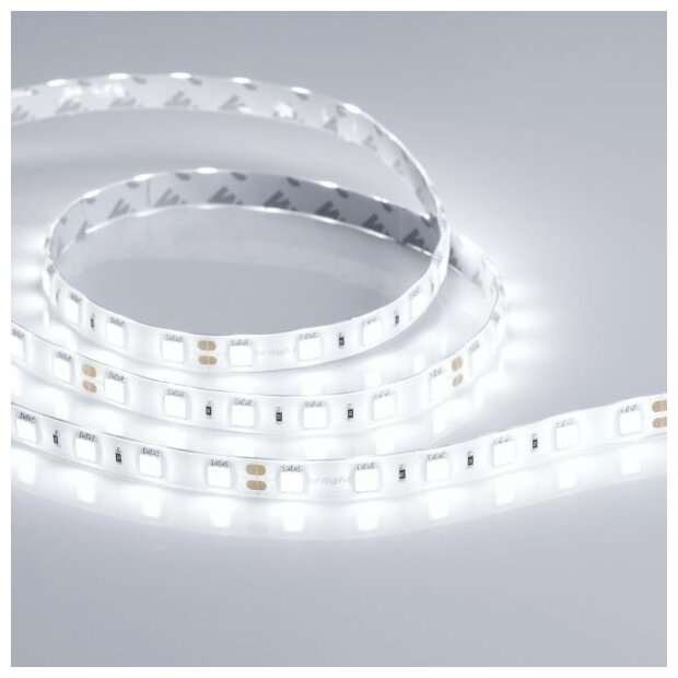 Arlight Лента RTW 2-5000SE 24V White 2x (5060, 300 LED, LUX) (Arlight, 14.4 Вт/м, IP65) 014626(B) - фотография № 4