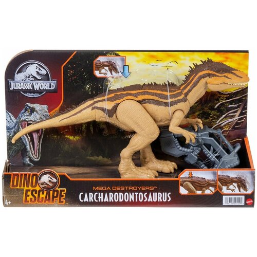 Jurassic World Фигурка Мегаразрушители Кархародонтозавр jurassic world фигурка мегаразрушители стегозавр gwd62