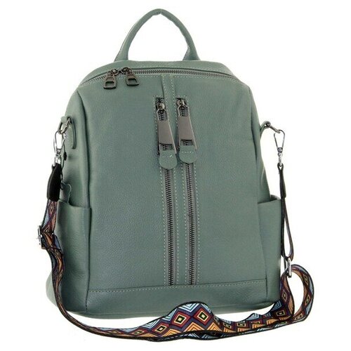 фото Рюкзак кожаный большой мятный lmr 9999-41j lemoor