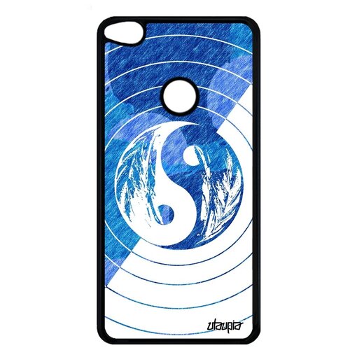фото Защитный чехол на телефон // huawei p9 lite 2017 // "инь и ян" гармония экилибр, utaupia, голубой