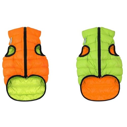 Курточка AiryVest двухсторонняя оранжево-салатовая S 35см 1602