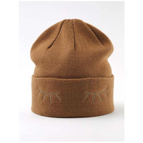 фото Шапка modniki для девочек р56 коричневая