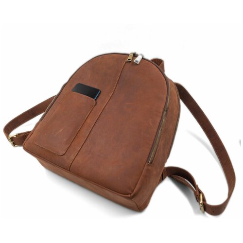 фото Рюкзак тоут j. audmorr tenby ja106, фактура бархатистая, коричневый