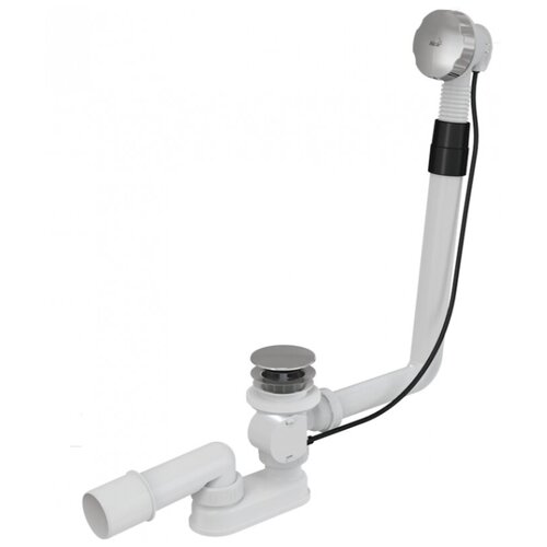 Сифон для ванны AlcaPlast A550KM трубный коленный слив перелив для ванны ravak x01472 с переливом