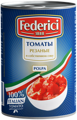 Томаты резаные в собственном соку FEDERICI Chopped tomatoes, 425 мл