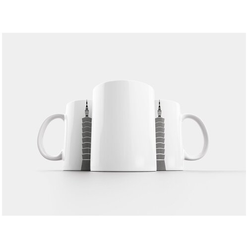 фото Кружка "тайбэй 101, тайвань, вектор" 320 мл lotsprints