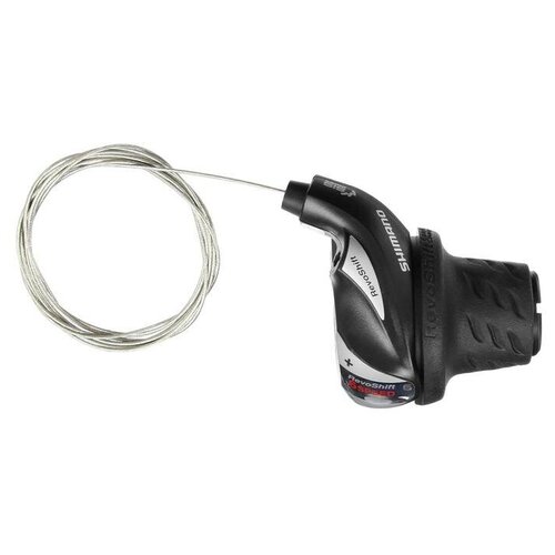 Shimano Шифтер RevoShifter Tourney SL-RS36-6R, правый, 6 скоростей, с тросом 2050 мм шифтер shimano tourney sl rs36 6r правый 6ск с тросом 2400мм shimano 7751404