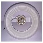 Светильник встраиваемый стекло круглое 60w E27 R63 белый IP20 220В VT 629 Vito, VT629-60W/WHITE/E27 - изображение