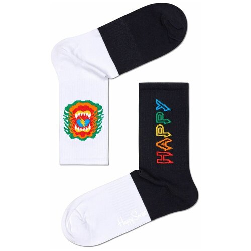 Носки унисекс Mix Match 3/4 Crew Sock, черный, 25