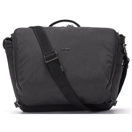 фото Сумка через плечо pacsafe intasafe x laptop messenger, серый, 18 л.