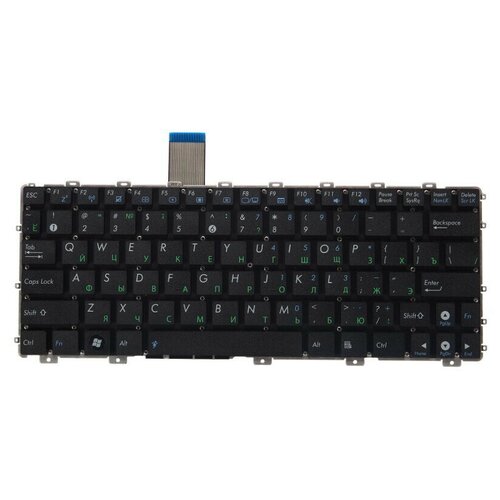 клавиатура для ноутбука asus eee pc 1011 1015 1016 1018 1018p 1025 x101 mp 10b63us 528 v103646gs1 ru Клавиатура для Asus Eee 1015, 1015BX, X101CH, 1025 (MP-10B63SU-528, V103662GS1), чёрная