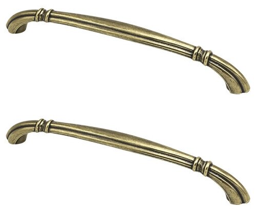 Ручка-скоба H27-128, античная бронза ( 2 шт. ) - фотография № 1