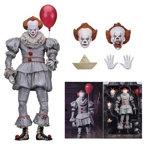 Игрушка Пеннивайза: IT Ultimate Pennywise 2017 (18 см.) игрушка пеннивайза it ultimate pennywise 2017 i heart derry 18см