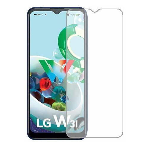LG W31 защитный экран Гидрогель Прозрачный (Силикон) 1 штука lg k8 2018 защитный экран гидрогель прозрачный силикон 1 штука