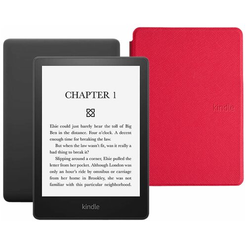 Электронная книга Amazon Kindle PaperWhite 2021 8Gb black Ad-Supported с обложкой ReaderONE