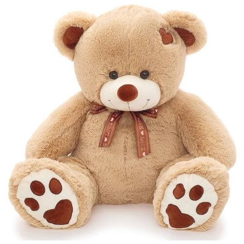 фото Мягкая игрушка «медведь тони» кофейный, 90 см любимая игрушка
