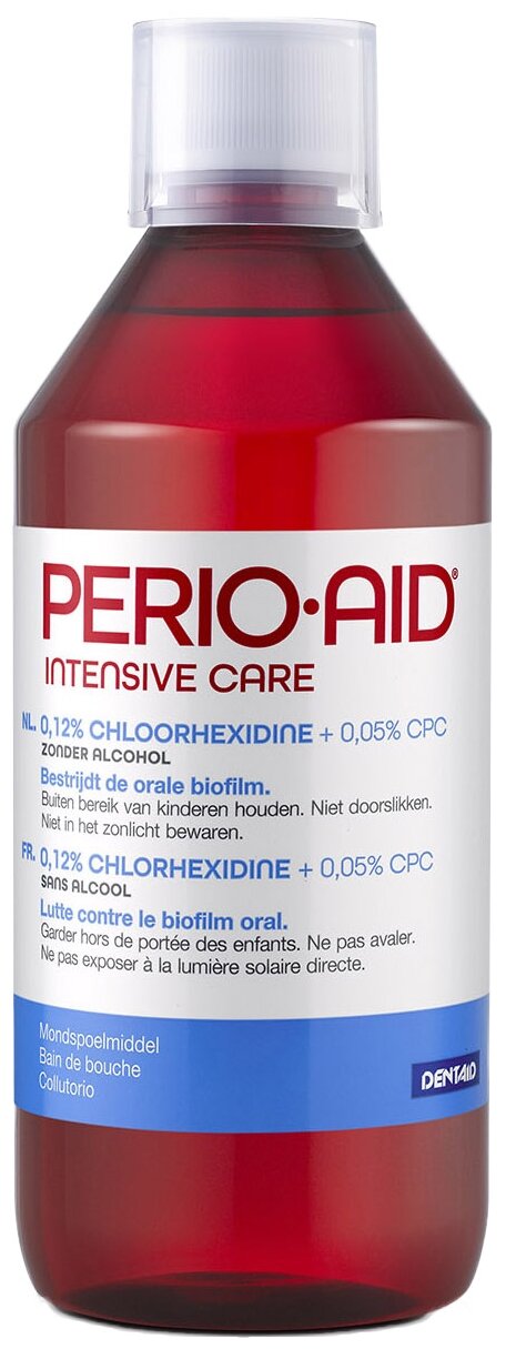 Ополаскиватель для полости рта Perio-Aid Intensive Care с хлоргексидином 500 мл DENTAID S.L. - фото №1