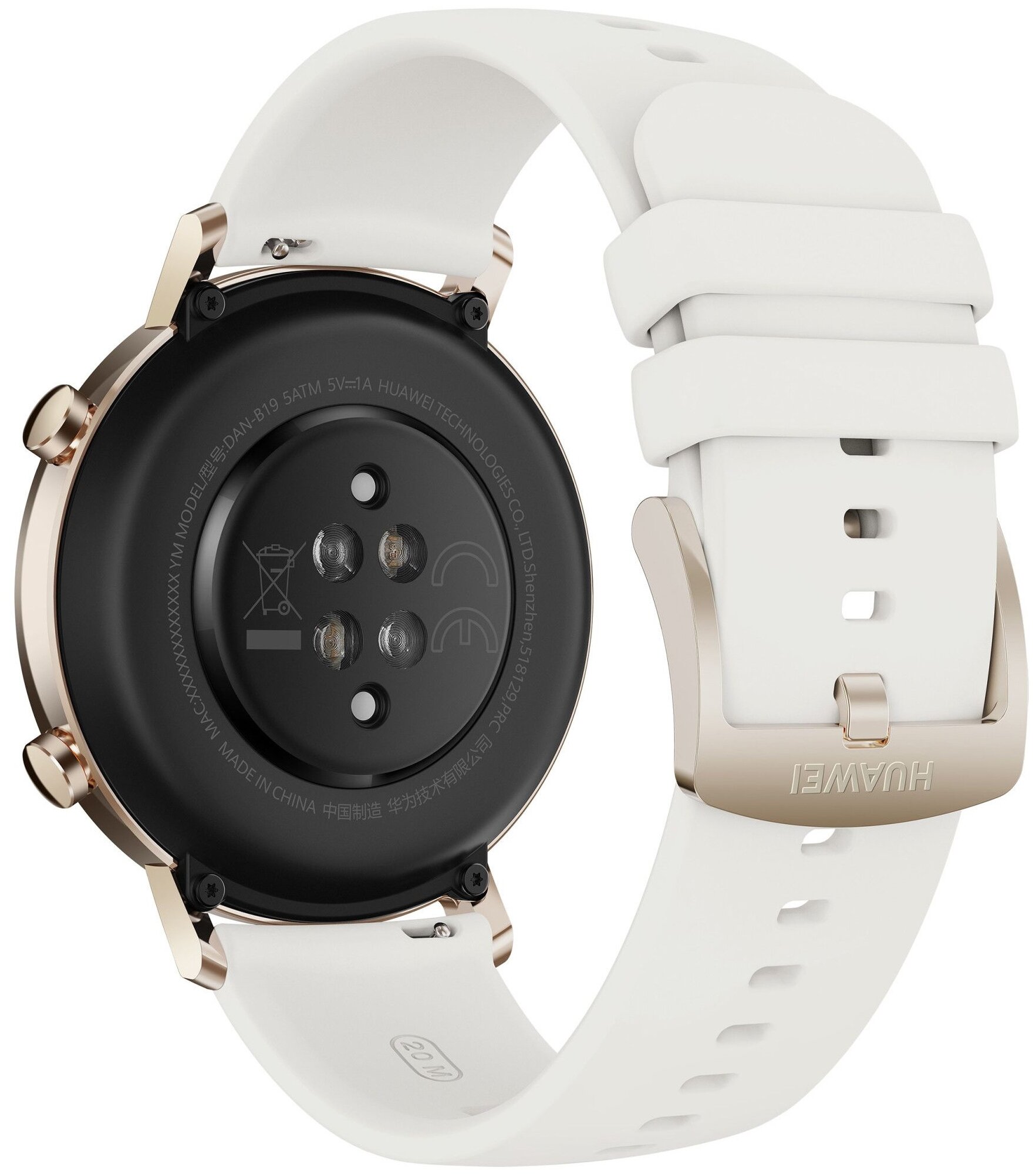 Смарт-часы HUAWEI Watch GT 2 Latona-B19S, 1.39", черный / коричневый [55024334] - фото №3