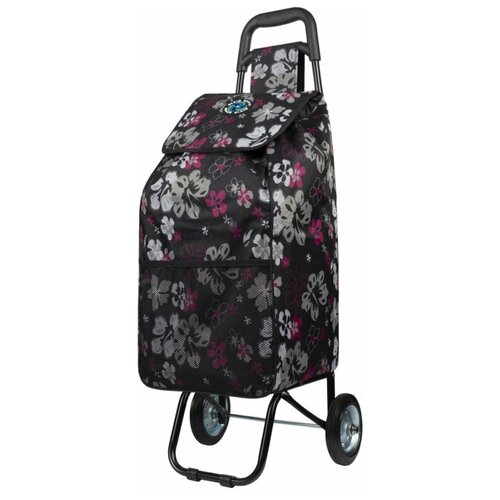 фото Сумка-тележка elvin 32л серые цветы