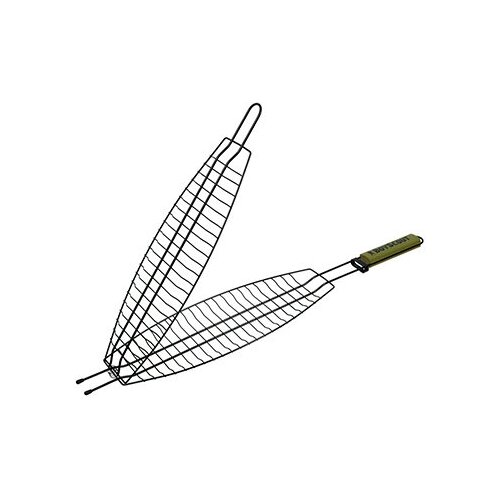BOYSCOUT Решетка-гриль для рыбы большая с антипригарным покрытием 65x42x15x3,5 cм / 12