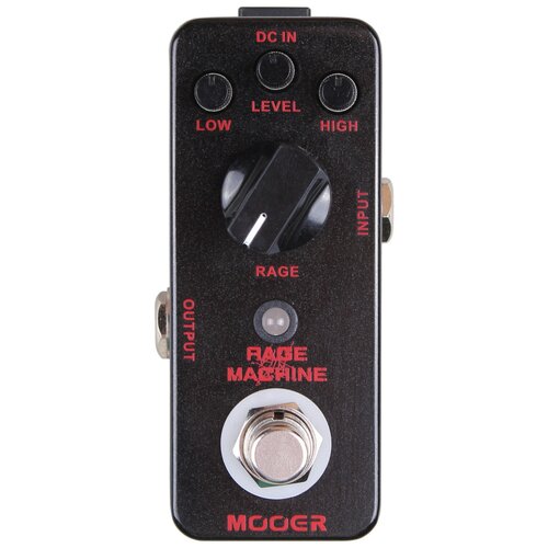 Гитарная педаль эффектов/ примочка MOOER Rage Machine palmer solid metal distortion pedal pesm