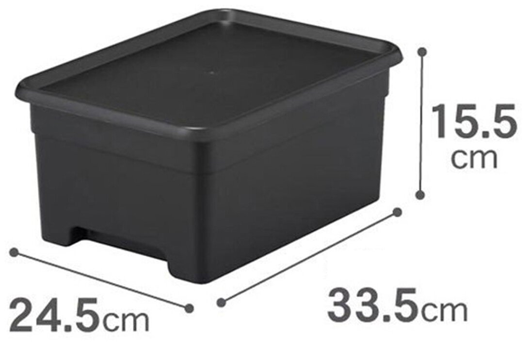 Универсальный контейнер для хранения с крышкой 33,5х24,5х15,5 см Sanka - фотография № 2