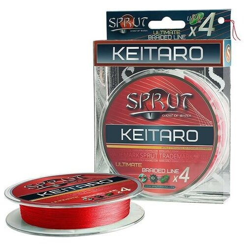 фото Леска плетеная sprut keitaro ultimate x 4 hot red 0.20 140м