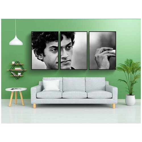 фото Набор модулных постеров для интерьера "выражение, зло, участок" 60x90 см. в тубусе, без рамки lotsprints