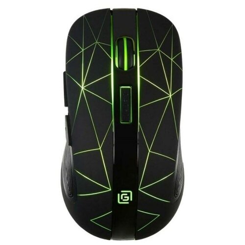 Мышь Оклик 976GW черный оптическая 1600dpi беспроводная USB 6but 97500₽