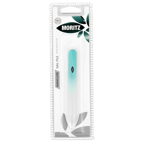 Пилка для ногтей MORITZ стеклянная 12 см аксессуары для маникюра moritz пилка для ногтей двусторонняя с паттерном 180 240