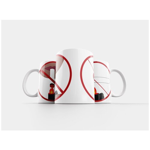 фото Кружка "городской пейзаж, вечер, отражение" 320 мл lotsprints