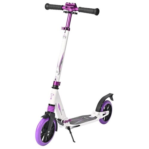 фото Самокат tech team city scooter бело-фиолетовый 22 techteam