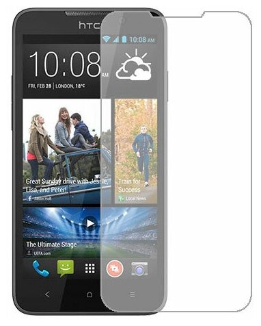 HTC Desire 516 dual sim защитный экран Гидрогель Прозрачный (Силикон) 1 штука